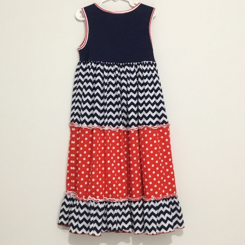 Banana Split Dress Girl Size 7 - Picture 4 of 6
